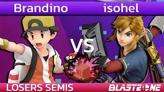 Brandino (Pokemon Trainer) vs isohel (Link) Blast Zone 89 LOSERS SEMIS