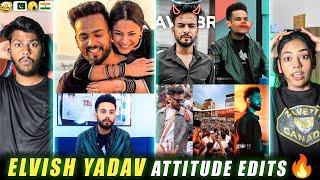 Reaction on Elvish Yadav Attitude videos | Elvish Yadav Edits 