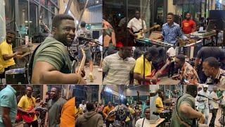 1 Hour Nonstop Ghanaian Hi life Jam With de Afro band||EMMA ON BASS||Good sounds|Fun timeEnjoy