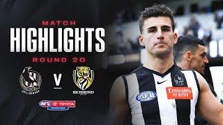 Collingwood v Richmond Highlights | Round 20, 2024 | AFL