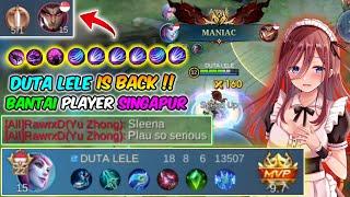 DUTA LELE is BACK ! SELENA ROAM PALING BAR BAR BANTAI PLAYER SINGAPURA - Mobile Legends