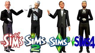  BUTLERS  Sims 1 vs Sims 2 vs Sims 3 vs Sims 4
