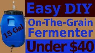 Ferment on the grain easily with this DIY fermenter