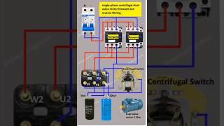 Single Phase Motor Reverse Forward Connection | Reverse Forward Motor Connection| electrical genius|