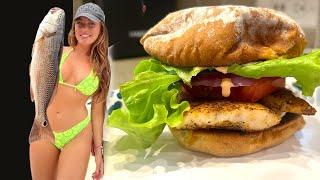 The BEST Fish Sandwich You'll EVER Taste (Catch n Cook)