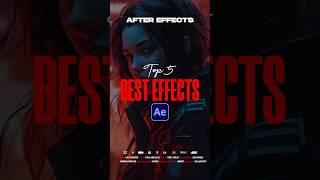 Top 5 Great Effects in After Effects