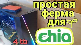 Дешёвая и простая сборка фермы для майнинга Chia (XCH) Майнинг на жёстких дисках HDD