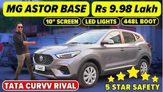 2024 MG Astor BASE Model - Sprint Variant | 5 Star Safety + LED Lights | Tata Curvv & Creta Rival