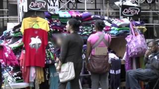 Pan handling Mothers with their babies begging for money scam