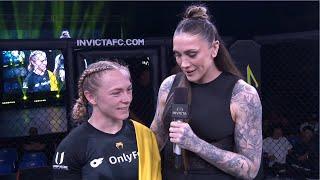 Invicta FC 55: Kay Hansen Post-Fight Interview