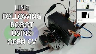 Line Following Robot Using OpenCV