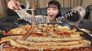 “곱창은 아침에 먹는게 또 레전드네요” 눈뜨자마자 간단히 소곱창에 삼겹살 2KG 먹었습니다 (with. 노피미니후드) 만리 고기 먹방 mukbang