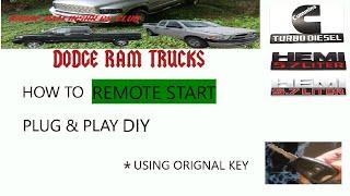 Ram Remote Starter Install Plug & Play DIY | Diesel or Gas| Flashlogic