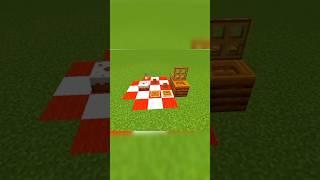 Minecraft PE Build Hack | Picnic Spot | #shorts #minecraftpe