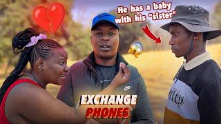 Making couples switching phones for 60sec   SEASON 3 SA EDITION | EPISODE 136 |