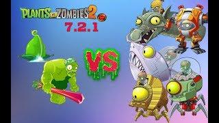 PVZ 2 7.2.1 | LinhYM | Plants vs Zombies 2 Mod Zoybean Pod Max Mastery ( M200 ) vs All Zomboss