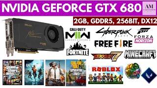 PNY GEFORCE GTX 680 ,[ 2GB, GDDR5, 256BIT, ] GAMEPLAY2023, GTA5, PUBG, TEKKEN7, ROBLOX, MINECRAFT..