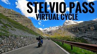 Indoor Cycling Videos With Music | Stelvio Pass 4K |  Virtual Bike Ride  | Cycling Stelvio Pass