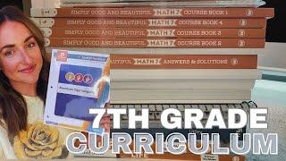 7TH GRADE HOMESCHOOL CURRICULUM CHOICES||2024-2025