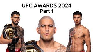 The UFC 2024 Awards (Part 1)