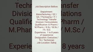 TORRENT Pharma – Walk-In on 17th Dec’ 23 for Manufacturing / QC / QA / Packaging /IT / Tech Transfer