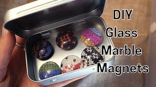 DIY Glass Marble Magnets || Craft Tutorial