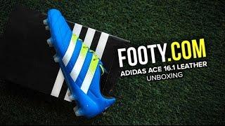 adidas Ace 16.1 leather Shock Blue Unboxing - FOOTY.COM