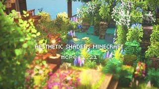 aesthetic shaders for minecraft pe 1.21 