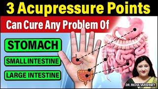 3 Acupressure Points That Can Cure Any Problems Stomach, Small Intestine, Large Intestine (Hindi)