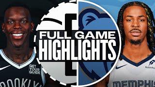 NETS at GRIZZLIES | FULL GAME HIGHLIGHTS | December 13, 2024