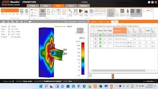 Four Bolt Extended End Plate Moment Connection Design in IDEA StatiCa (IS 800) | Steel Connection