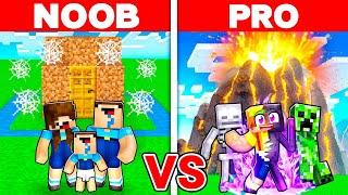 Having a NOOB vs PRO SHAPESHIFTER Family In Minecraft!