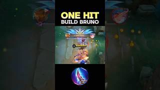  WATCH THIS - BEST BUILD BRUNO 2024(ONE HIT) ~ MLBB  #mobilelegends #onehitbuild #bruno #shorts