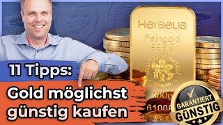 11 Tipps & Tricks: Gold günstig kaufen