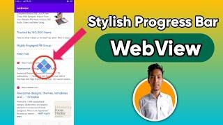 Stylish Progress Bar in WebView 2022 || @AwesomeDesigner Convert Website to Android App