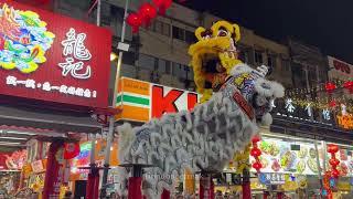 CNY 2025 - Acrobatic Lion Dance by 士拉央弘德体育会 Selayang Hong Teck at Loong Kee Alor Street