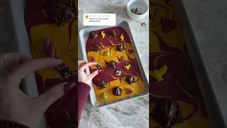 Harry Potter Chocolate Bark! ️ #baking #harrypotter