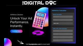 AdMetrics Calculator - Chrome App by The Digital Doc