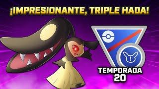 ¡MAWILE OSCURO IMPRESIONA y MUCHO con TRIPLE HADA en LIGA SUPER REMIX 1500 PC! - GBL PVP POKEMON GO