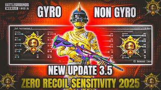 NEW UPDATE 3.5 !! BEST SENSITIVITY CODE + CONTROL SETTINGS PUBG MOBILE/BGMI