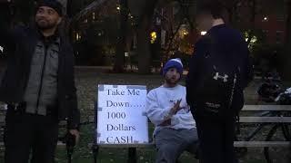 Homeless Wrestler Slams Cocky College Kid