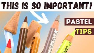 How to Use PASTEL PENCILS / Or Any Other Medium / Very Important! 