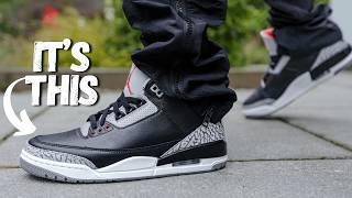 One Problem Worth Considering.. Jordan 3 Black Cement Review