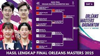 HASIL LENGKAP FINAL ORLEANS MASTERS 2025. 𝗞𝗢𝗥𝗘𝗔 𝗝𝗨𝗔𝗥𝗔 𝗨𝗠𝗨𝗠 #orleansmasters2025