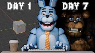 I Have One WEEK To Make A FNAF Game