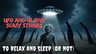 REAL Alien Abduction Stories: Area 51 UFO Encounters with Relaxing Rain Sounds Contact with Aliens