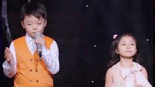 Kid duo shock audience with their rendition of 'You Raise Me Up'