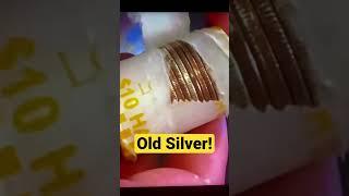 Old Silver Coin Found In Bank Roll #youtubeshorts #silver #coin #coinhunting #hunting #money