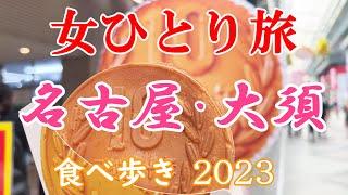 【孤独な女ひとり旅】名古屋・大須で食べ歩き／ぼっち女のグルメ旅【名古屋旅行】2023