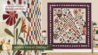 Introducing: Stellar Garden Quilt Reserve and Tri-Recs Ruler Tutorial with Shabby Fabrics